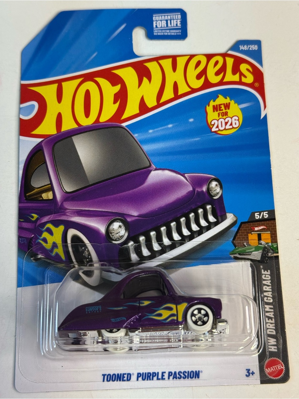 Hot Wheels TOONED PURPLE PASSION HW : DREAM GARAGE 5/5
